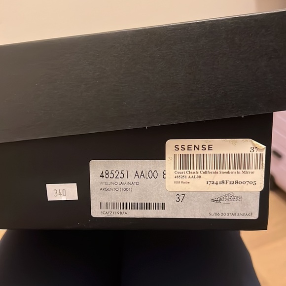 Saint Laurent Court Classic California Sneakers in mirror - Picture 8 of 8